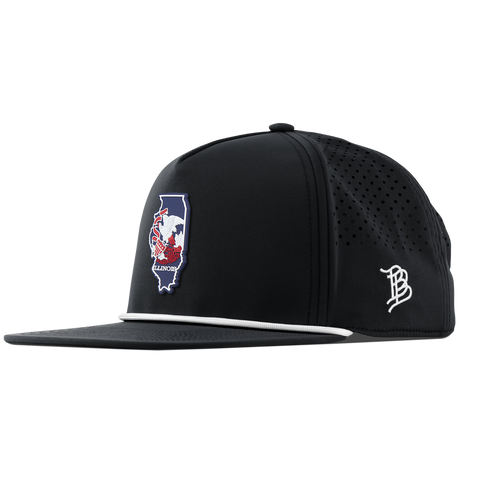 Illinois Patriot Series Flat 5 Panel Rope Black