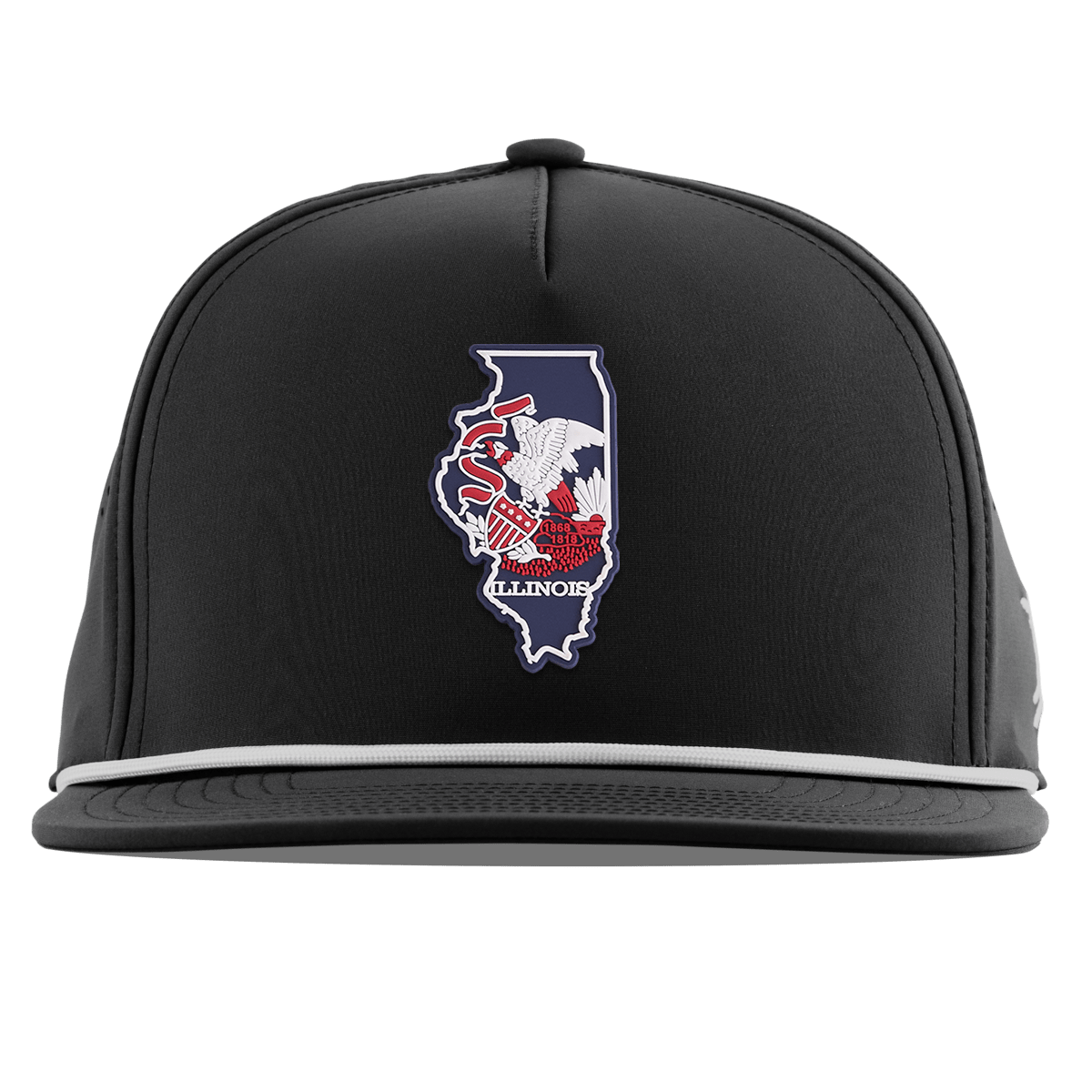 Illinois Patriot Series Flat 5 Panel Rope Black