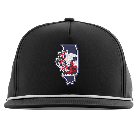 Illinois Patriot Series Flat 5 Panel Rope Black