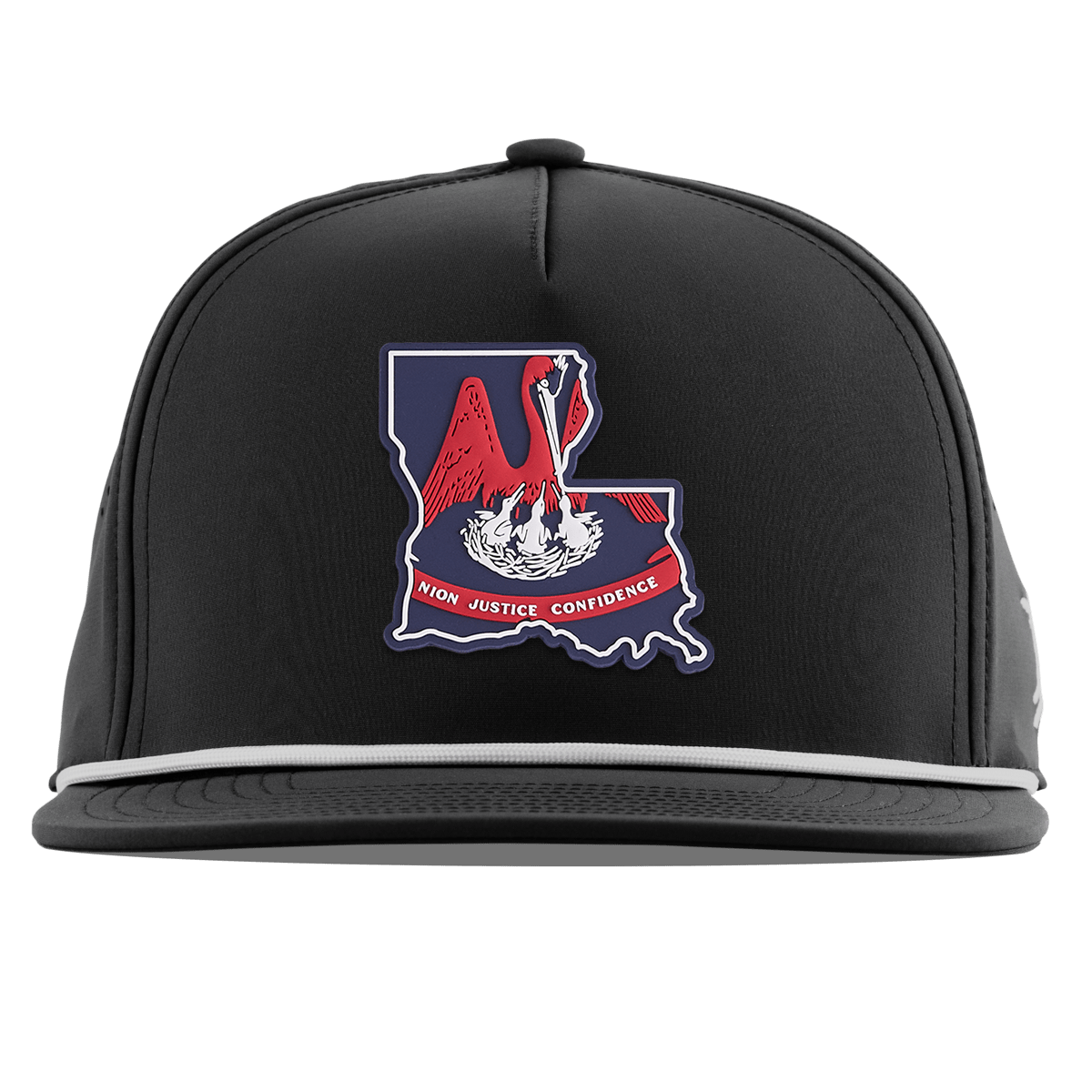 Louisiana Patriot Series Flat 5 Panel Rope Black