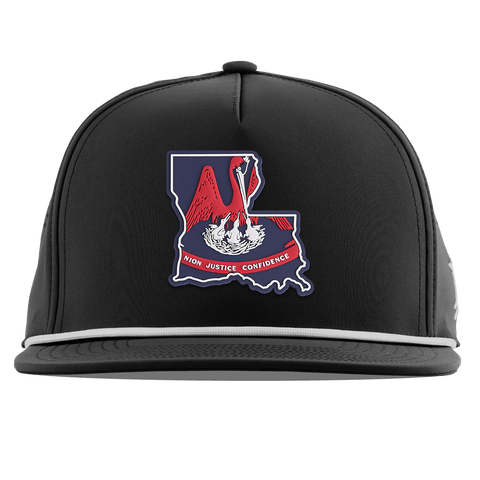 Louisiana Patriot Series Flat 5 Panel Rope Black