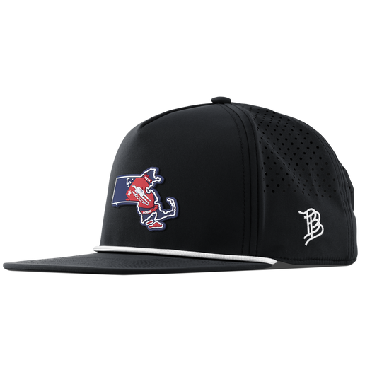 Massachusetts Patriot Series Flat 5 Panel Rope Black
