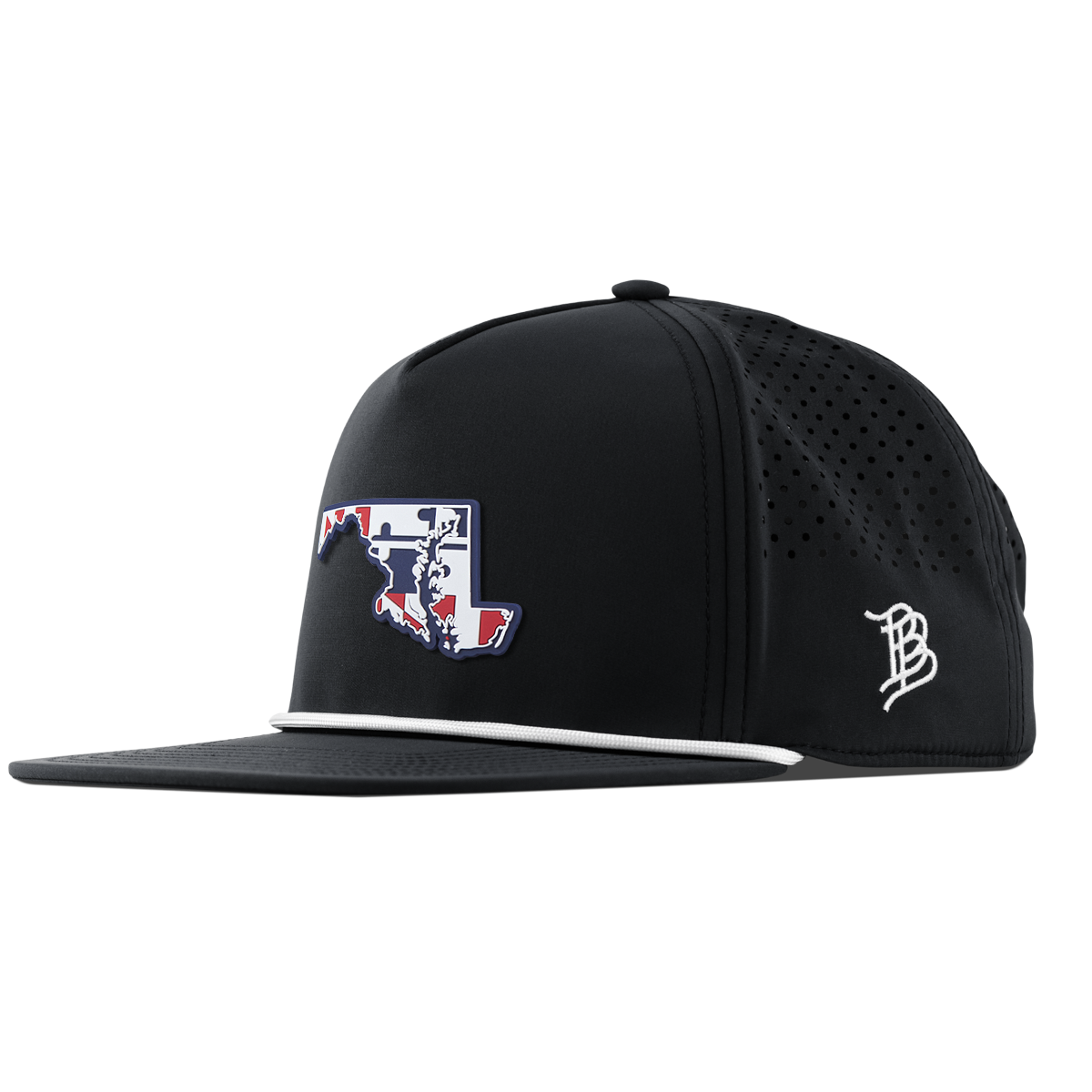 Maryland Patriot Series Flat 5 Panel Rope Black