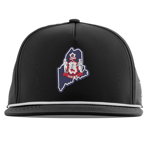 Maine Patriot Series Flat 5 Panel Rope Black