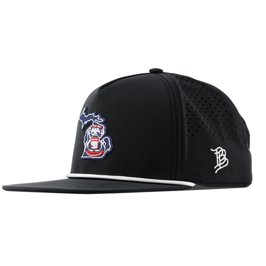 Michigan Patriot Series Flat 5 Panel Rope Black