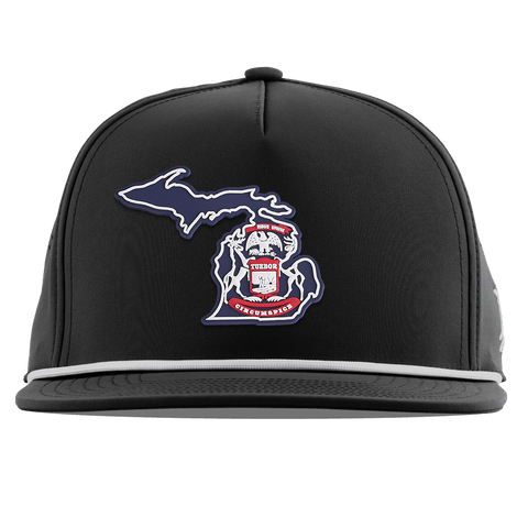Michigan Patriot Series Flat 5 Panel Rope Black