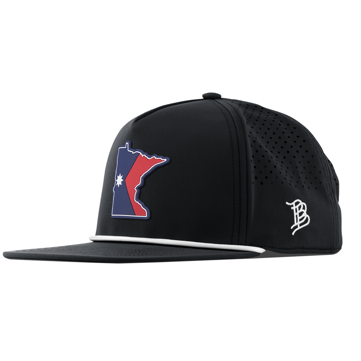 Minnesota Patriot Series Flat 5 Panel Rope Black