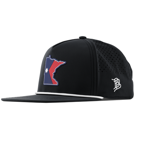Minnesota Patriot Series Flat 5 Panel Rope Black
