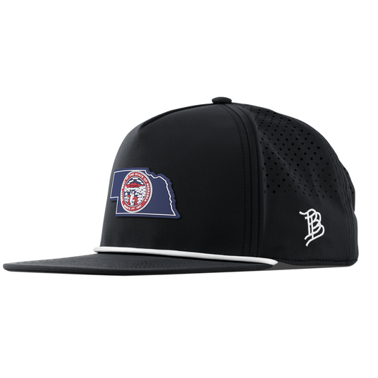 Nebraska Patriot Series Flat 5 Panel Rope Black