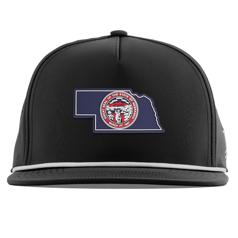 Nebraska Patriot Series Flat 5 Panel Rope Black