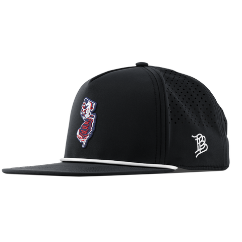 New Jersey Patriot Series Flat 5 Panel Rope Black