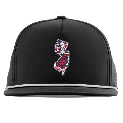 New Jersey Patriot Series Flat 5 Panel Rope Black