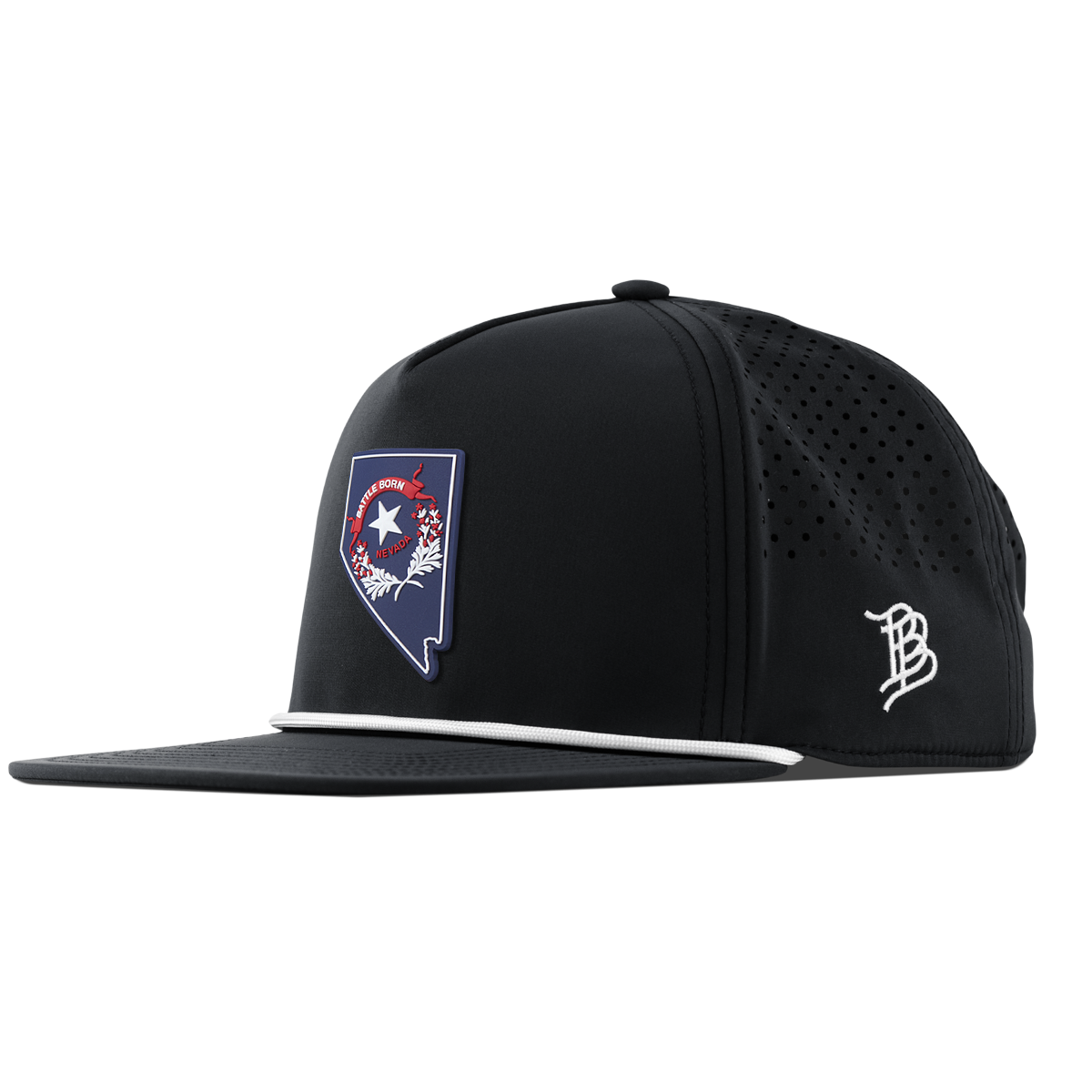 Nevada Patriot Series Flat 5 Panel Rope Black