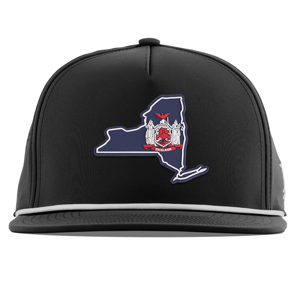New York Patriot Series Flat 5 Panel Rope Black