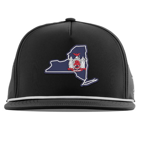 New York Patriot Series Flat 5 Panel Rope Black