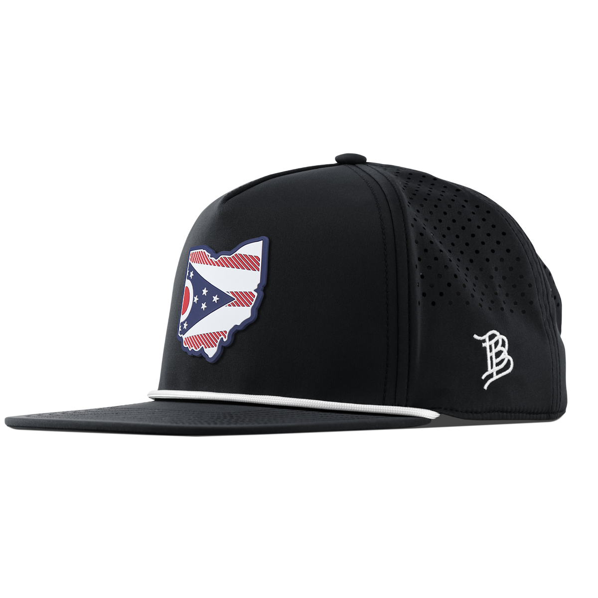 Ohio Patriot Series Flat 5 Panel Rope Black