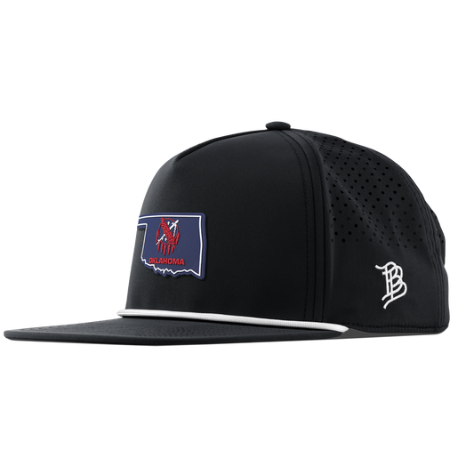 Oklahoma Patriot Series Flat 5 Panel Rope Black