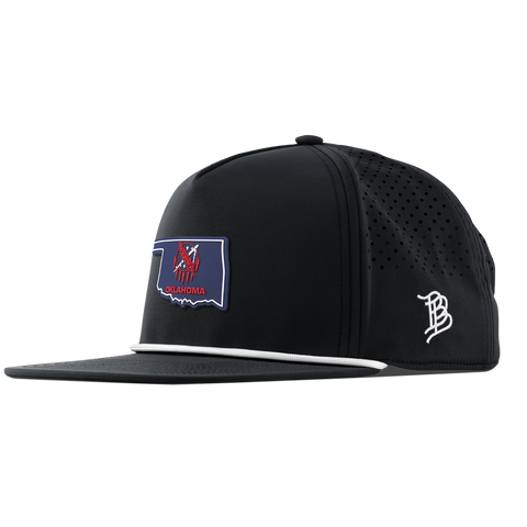 Oklahoma Patriot Series Flat 5 Panel Rope Black