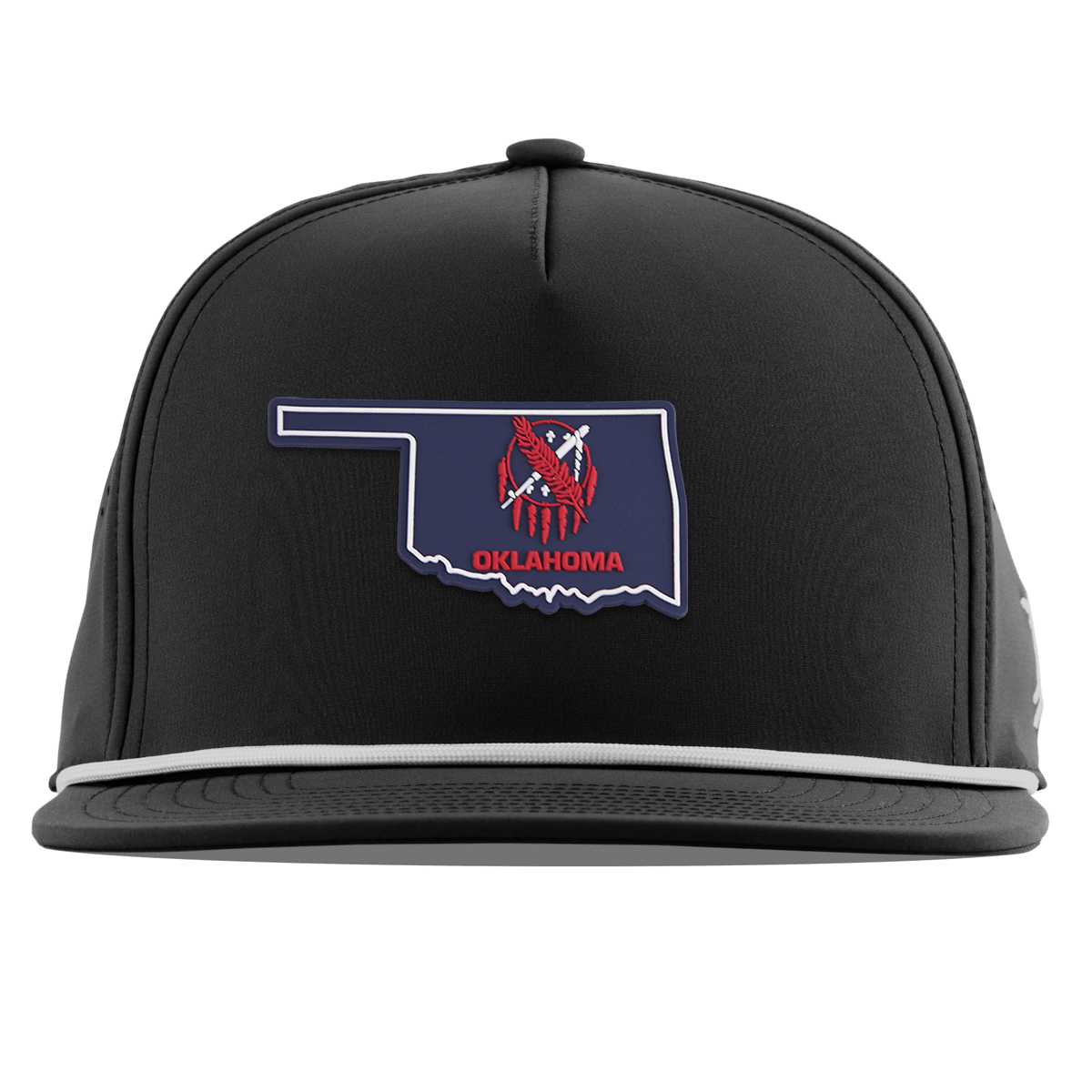 Oklahoma Patriot Series Flat 5 Panel Rope Black