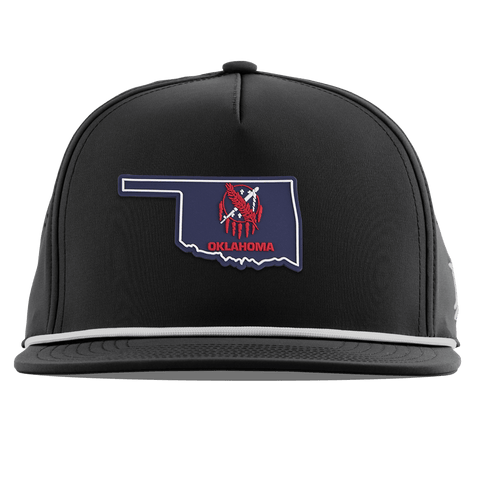 Oklahoma Patriot Series Flat 5 Panel Rope Black
