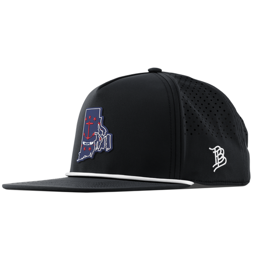 Rhode Island Patriot Series Flat 5 Panel Rope Black