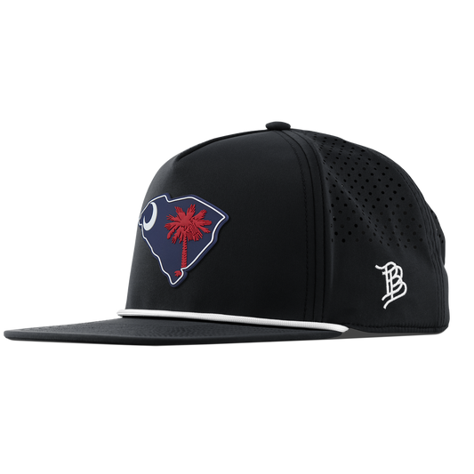 South Carolina Patriot Series Flat 5 Panel Rope Black