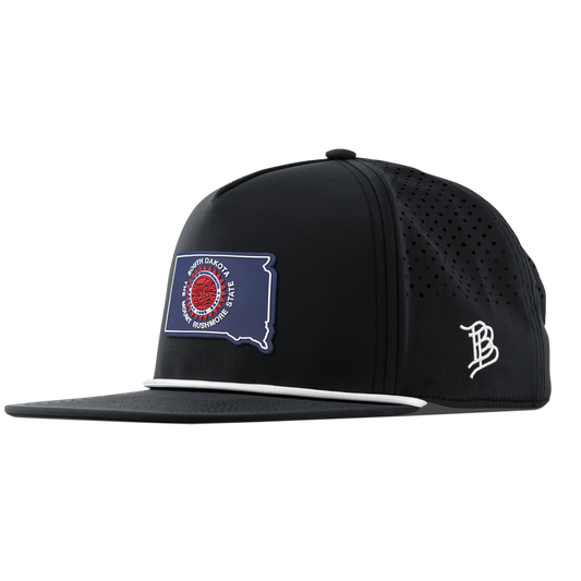 South Dakota Patriot Series Flat 5 Panel Rope Black