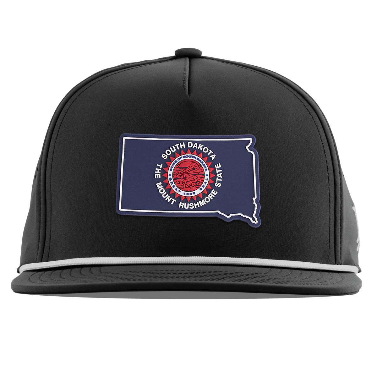 South Dakota Patriot Series Flat 5 Panel Rope Black