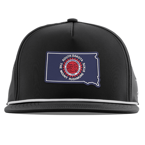 South Dakota Patriot Series Flat 5 Panel Rope Black