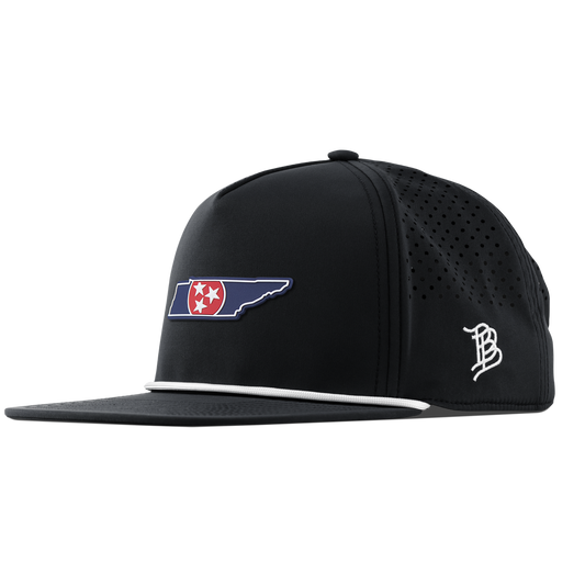 Tennessee Patriot Series Flat 5 Panel Rope Black