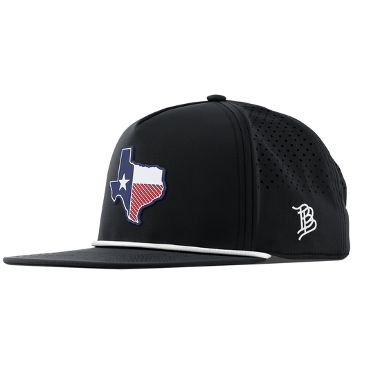 Texas Patriot Series Flat 5 Panel Rope Black