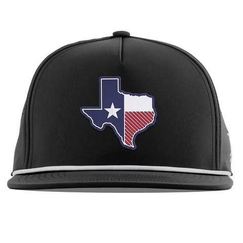 Texas Patriot Series Flat 5 Panel Rope Black