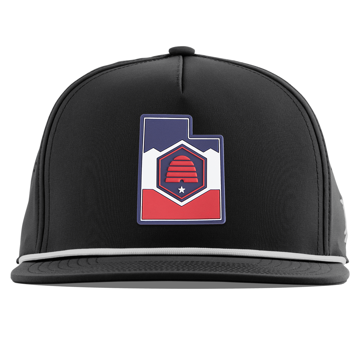 Utah Patriot Series Flat 5 Panel Rope Black