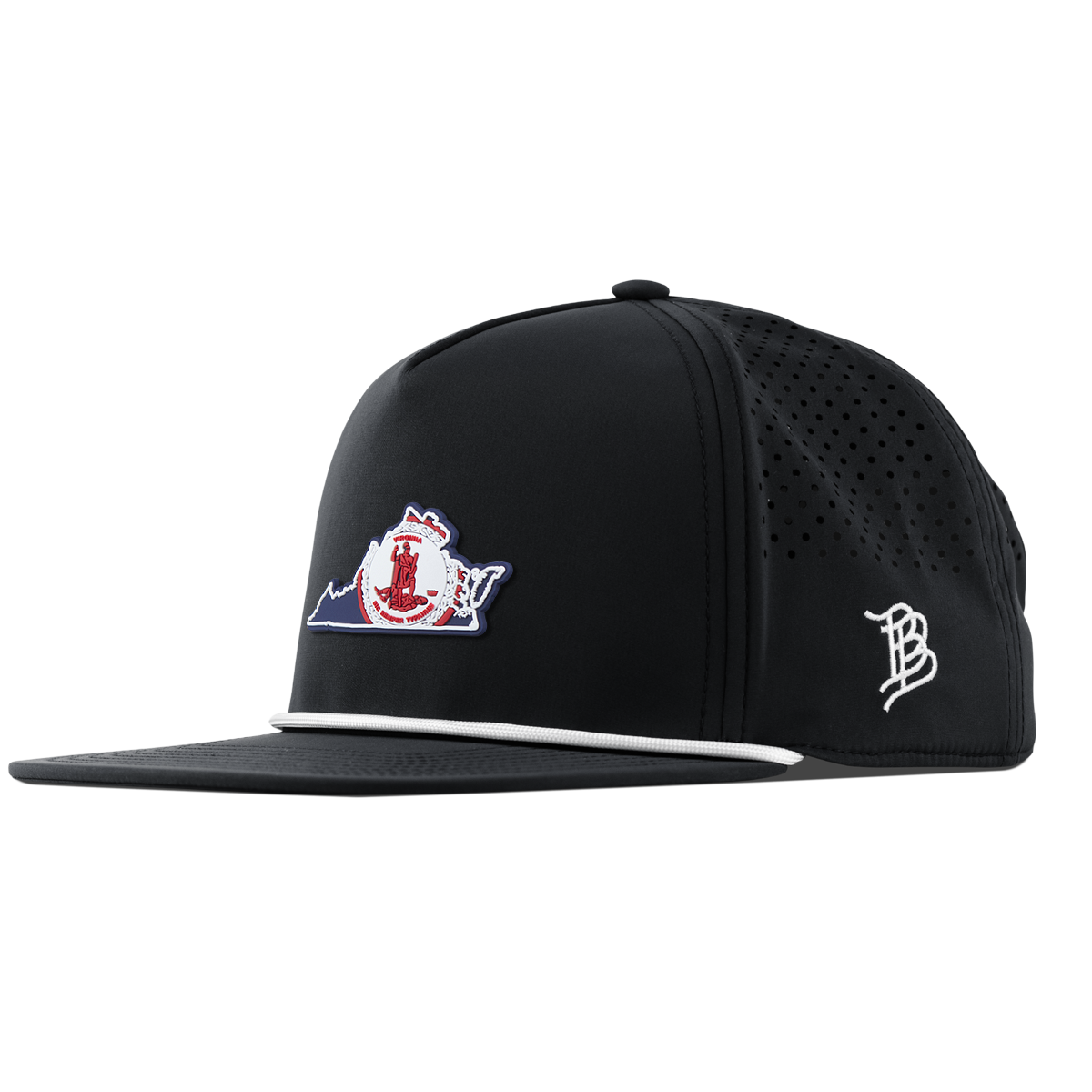 Virginia Patriot Series Flat 5 Panel Rope Black