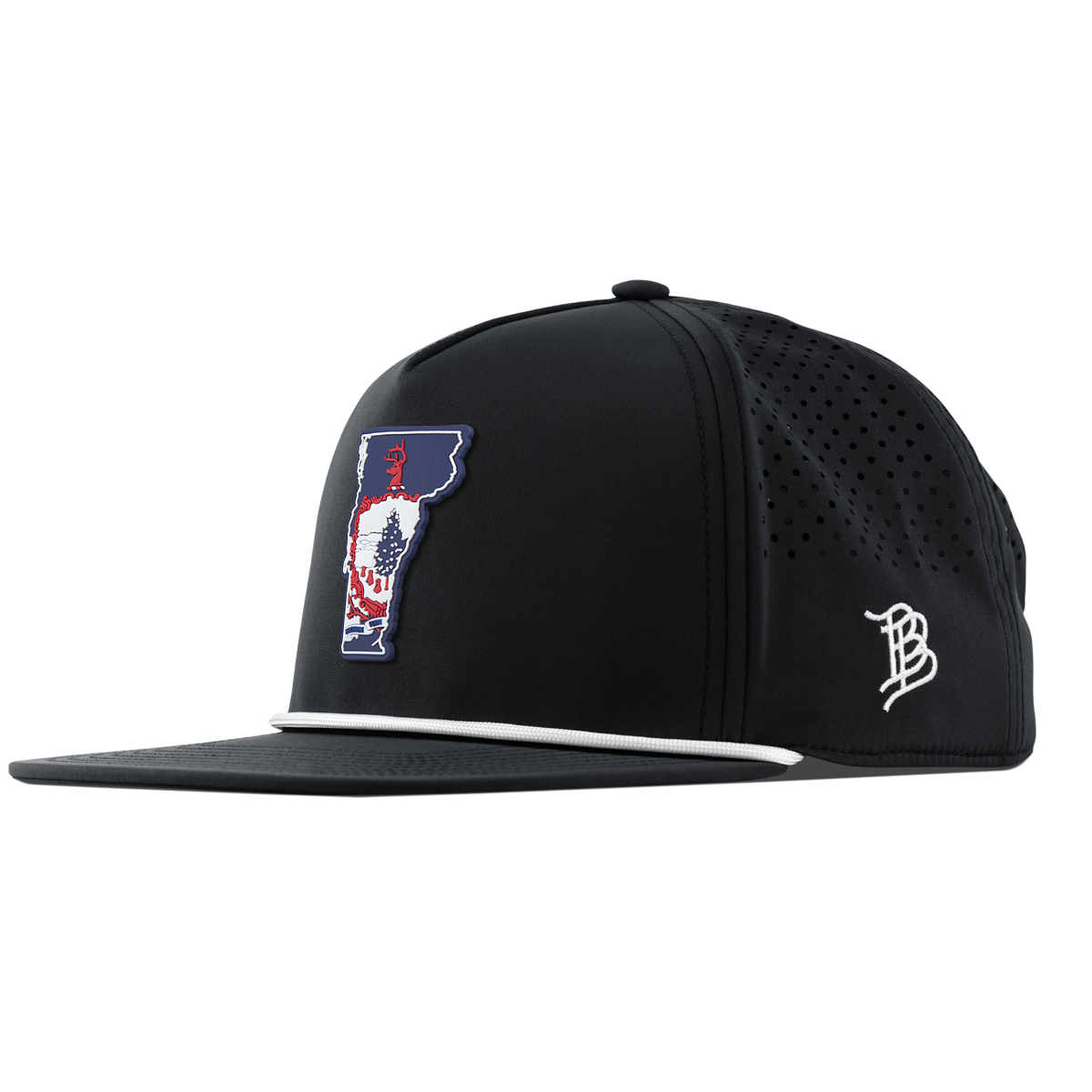 Vermont Patriot Series Flat 5 Panel Rope Black