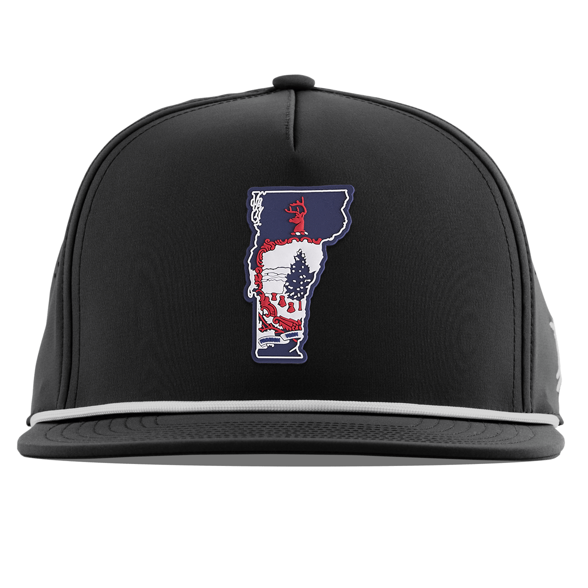 Vermont Patriot Series Flat 5 Panel Rope Black