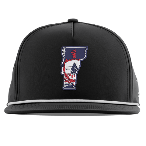Vermont Patriot Series Flat 5 Panel Rope Black