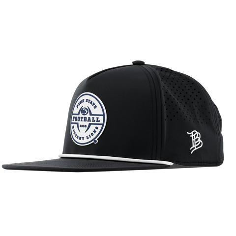 Penn State University "Penn State Football Legacy" Flat 5 Panel Rope Black