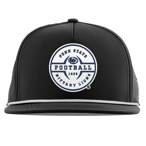 Penn State University "Penn State Football Legacy" Flat 5 Panel Rope Black