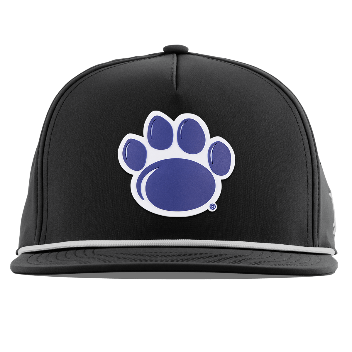 Pennsylvania State University "Penn State Paw" Flat 5 Panel Rope Black