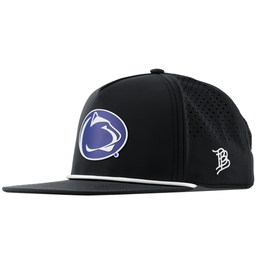 Pennsylvania State University "Penn State Team Logo" Flat 5 Panel Rope Black