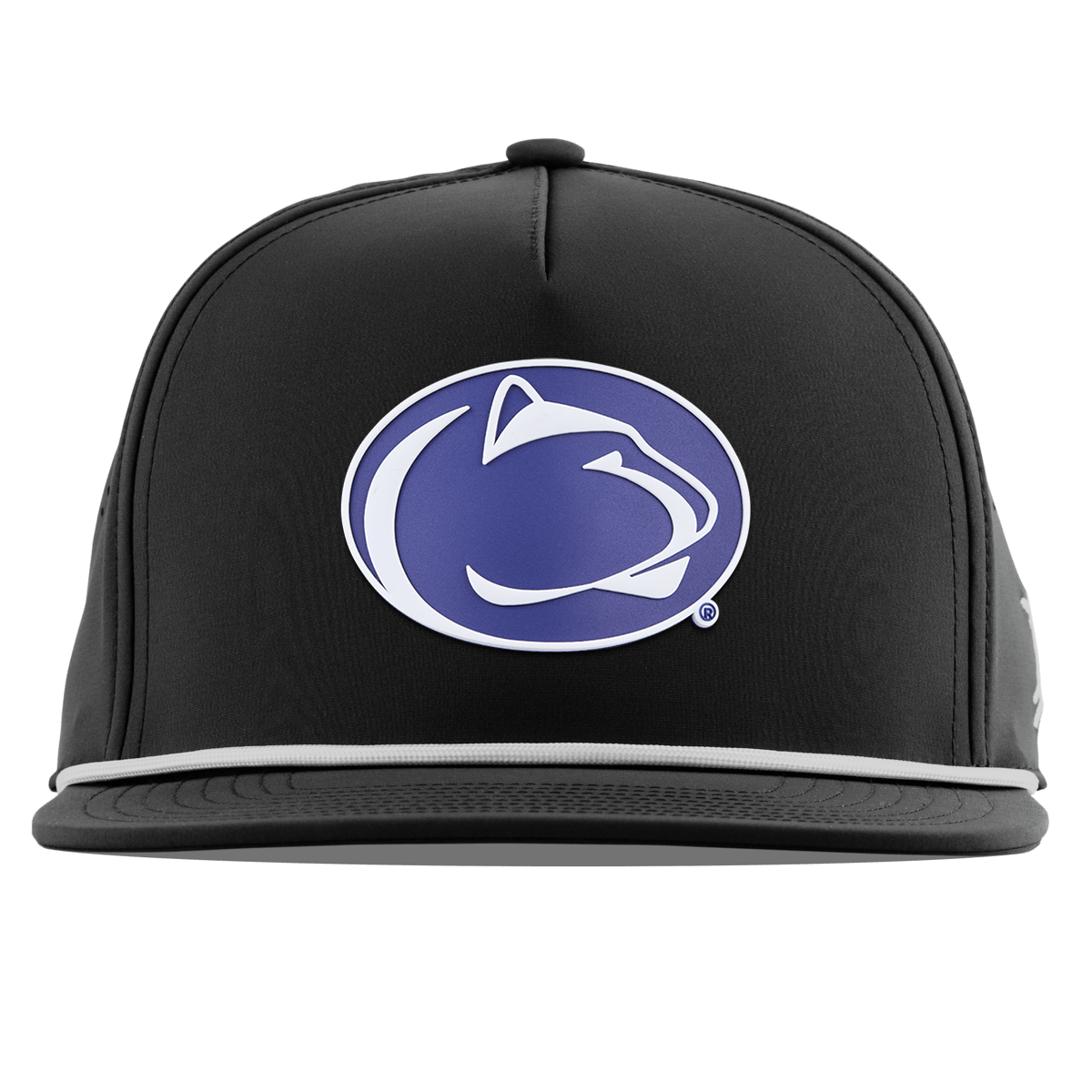 Pennsylvania State University "Penn State Team Logo" Flat 5 Panel Rope Black