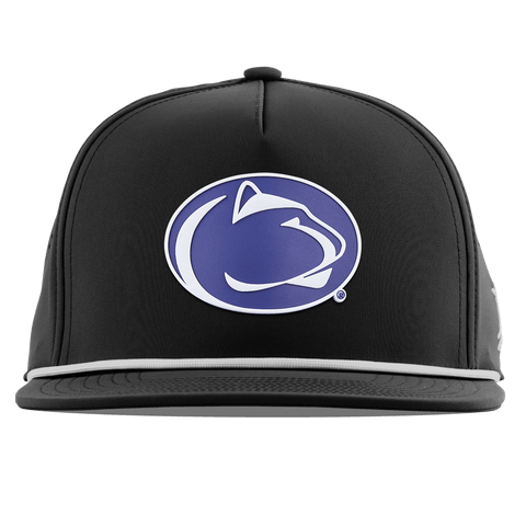Pennsylvania State University "Penn State Team Logo" Flat 5 Panel Rope Black