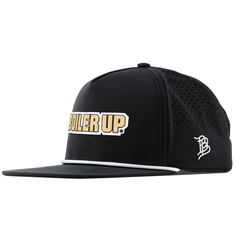 Purdue University "Purdue Boiler Up" Flat 5 Panel Rope Black
