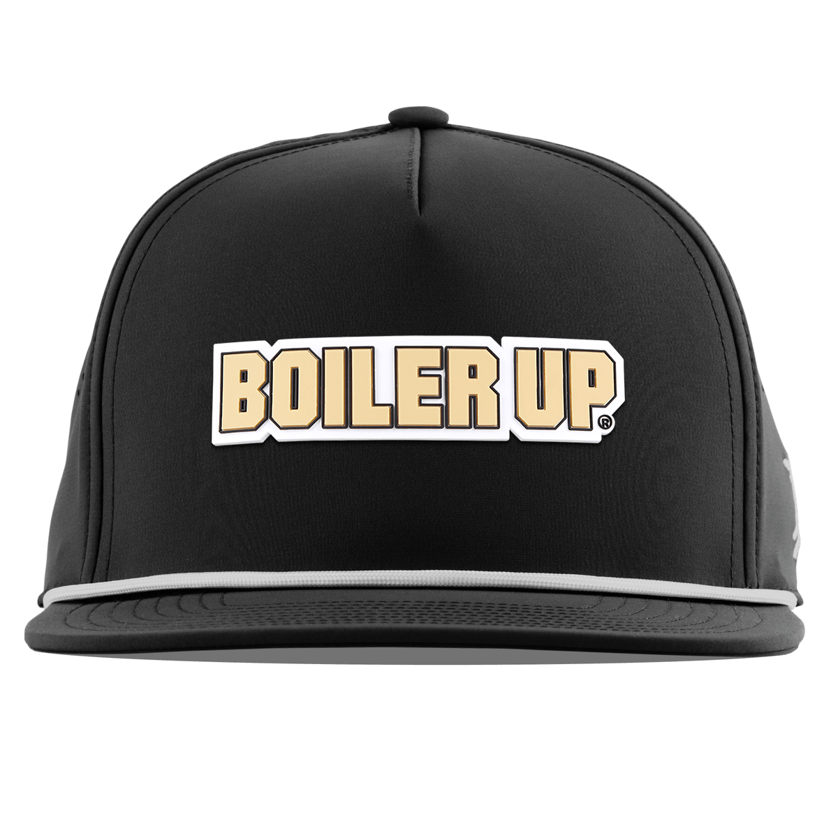 Purdue University "Purdue Boiler Up" Flat 5 Panel Rope Black