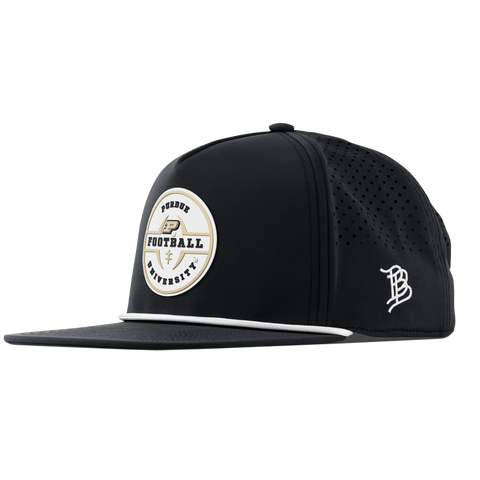 Purdue University "Purdue Football Legacy" Flat 5 Panel Rope Black