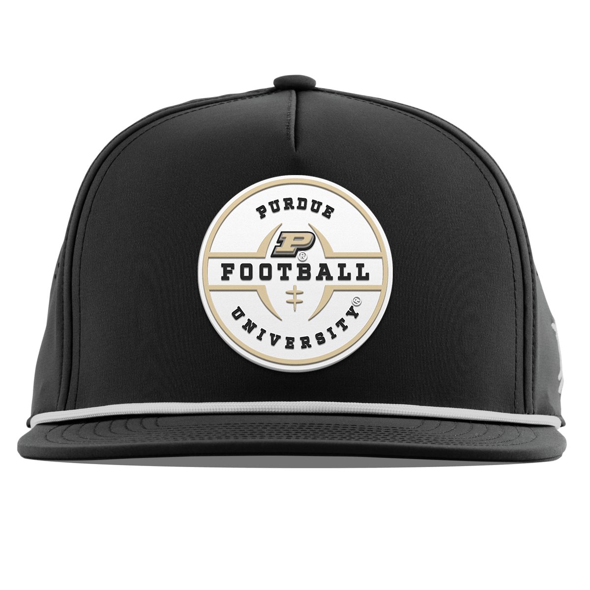 Purdue University "Purdue Football Legacy" Flat 5 Panel Rope Black