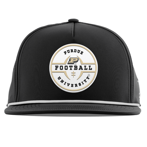Purdue University "Purdue Football Legacy" Flat 5 Panel Rope Black