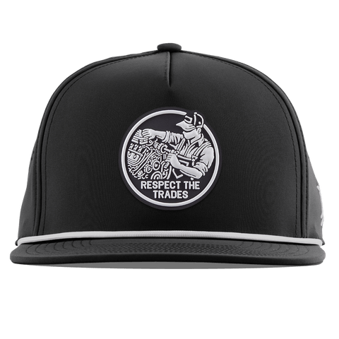 Respect The Trades Mechanic Flat 5 Panel Rope Black