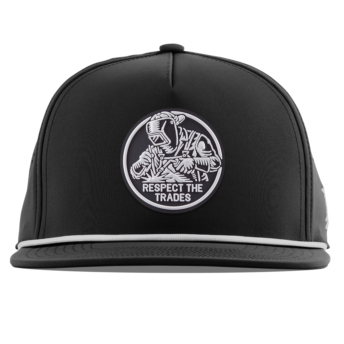 Respect The Trades Welder Flat 5 Panel Rope Black